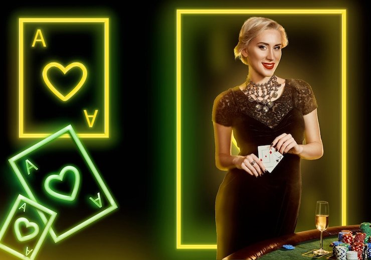 Antarmuka Live Baccarat di rawit123 dengan tabel permainan, kartu dealer, dan area taruhan